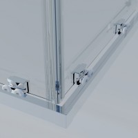 Душевой уголок Vincea Rapid-N VSS-3RN1212E10CL, 110/120 х 110/120 см, стекло прозрачное, профиль хром
