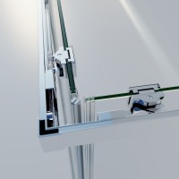 Душевой уголок Vincea Rapid-N VSS-3RN1212E10CL, 110/120 х 110/120 см, стекло прозрачное, профиль хром