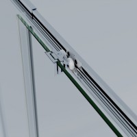 Душевой уголок Vincea Rapid-N VSS-3RN8090E10CL, 70/80 х 80/90 см, стекло прозрачное, профиль хром