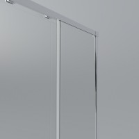 Душевой уголок Vincea Soft VSS-3SO2800CL, 80 x 80 см, квадратный, дверь раздвижная, стекло прозрачное, профиль хром