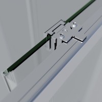 Душевой уголок Vincea Soft VSS-3SO2800CL, 80 x 80 см, квадратный, дверь раздвижная, стекло прозрачное, профиль хром