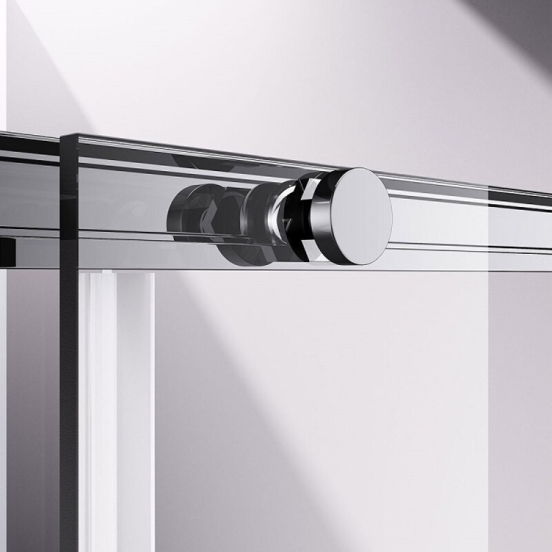 Душевой уголок Vincea Slim-N, 90 х 90 см, стекло прозрачное, профиль хром, VSS-4SN900CL