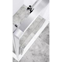 Душевой уголок Vincea Slim-N VSS-4SN900CLBN, 90 x 90 см, стекло прозрачное, профиль брашированный никель