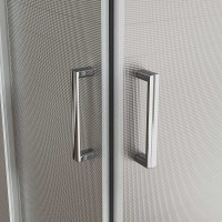 Душевой уголок Vincea City, 100 x 80 см, стекло текстурное, профиль хром, VSS-5CT8010MT