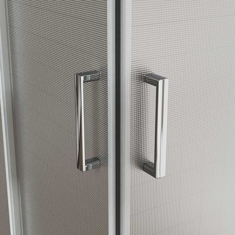 Душевой уголок Vincea City, 90 x 90 см, стекло текстурное, профиль хром, VSS-5CT900MT