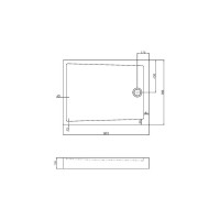 Душевой поддон акриловый Vincea 120 x 90 x 15 см, белый, VST-3AR-9012