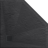 Душевой поддон Vincea 100 x 100 x 2.5 см, пятиугольный, антрацит, VST-4SP1010A