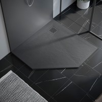 Душевой поддон Vincea 100 x 100 x 2.5 см, пятиугольный, серый, VST-4SP1010G
