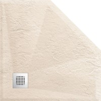 Душевой поддон Vincea 90 x 90 см, пятиугольный, искусственный камень, бежевый, VST-4SP9090C