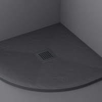 Душевой поддон Vincea 90 x 90 x 2.5 см, антрацит, VST-4SQ9090A