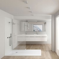 Душевой поддон Vincea 100 x 100 x 2.5 см, белый матовый, VST-4SR1010W