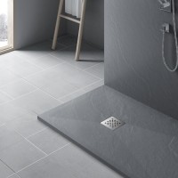 Душевой поддон Vincea 100 x 80 x 2.5 см, серый, VST-4SR8010G
