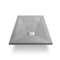 Душевой поддон Vincea 100 x 80 x 2.5 см, серый, VST-4SR8010G