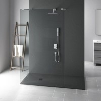 Душевой поддон Vincea 100 x 90 x 2.5 см, антрацит, VST-4SR9010A