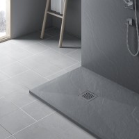 Душевой поддон Vincea VST-4SR 100 х 90 см, прямоугольный, серый, VST-4SR9010G