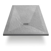 Душевой поддон Vincea VST-4SR 140 х 90 см, прямоугольный, серый, VST-4SR9014G
