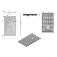 Душевой поддон Vincea 150 x 90 x 3 см, белый матовый, VST-4SR9015W