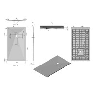 Душевой поддон Vincea 160 x 90 x 3 см, белый матовый, VST-4SR9016W