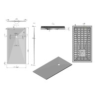Душевой поддон Vincea 170 x 90 x 3 см, белый матовый, VST-4SR9017W