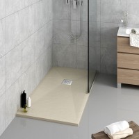 Душевой поддон Vincea 90 x 90 см, квадратный, искусственный камень, бежевый, VST-4SR9090C