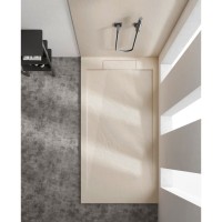 Душевой поддон Vincea 120 x 90 см, искусственный камень, прямоугольный, бежевый, VST-4SRL9012C