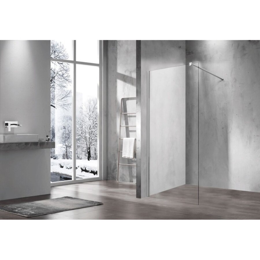 Душевая стенка Vincea Walk In 120 см, стекло прозрачное, профиль хром, VSW-1H120CL