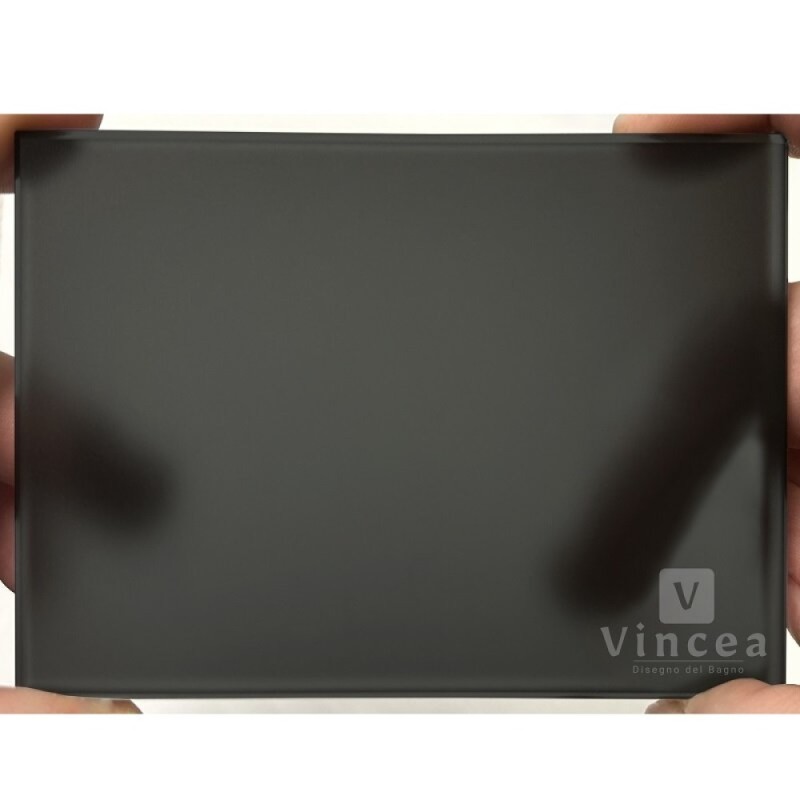 Душевая стенка Vincea Walk In VSW-1HP900GFB, 90 см, стекло матовое тонированное, профиль черный матовый