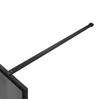 Душевая стенка Vincea Walk In VSW-1HP900GFB, 90 см, стекло матовое тонированное, профиль черный матовый