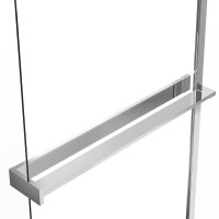 Душевая стенка со свободным входом Vincea Walk In VSW-1HR100CL, 100 см, стекло прозрачное, профиль хром