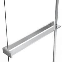 Душевая стенка со свободным входом Vincea Walk In VSW-1HR110CL, 110 см, стекло прозрачное, профиль хром
