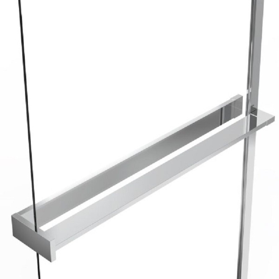 Душевая стенка со свободным входом Vincea Walk In VSW-1HR900CL, 90 см, стекло прозрачное, профиль хром