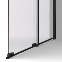 Душевая стенка Vincea Walk in WSL VSW-1WSL120CGB, 120 см, стекло тонированное, профиль черный матовый