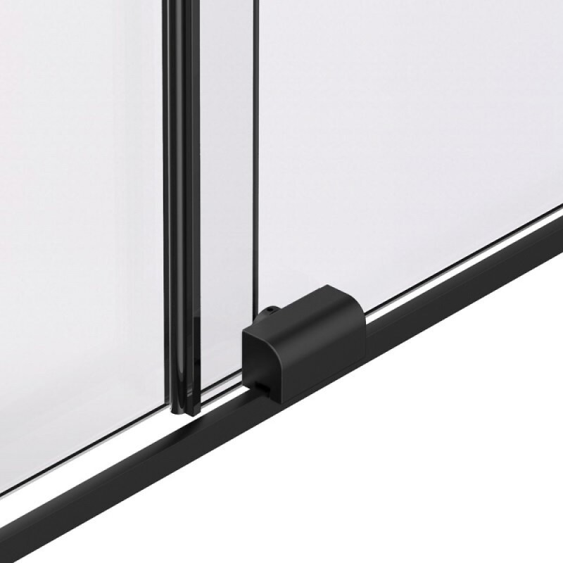 Душевая стенка Vincea Walk in WSL VSW-1WSL120CGB, 120 см, стекло тонированное, профиль черный матовый