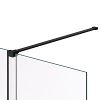 Душевая стенка Vincea Walk in WSL VSW-1WSL120CLB, 120 см, стекло прозрачное, профиль черный матовый