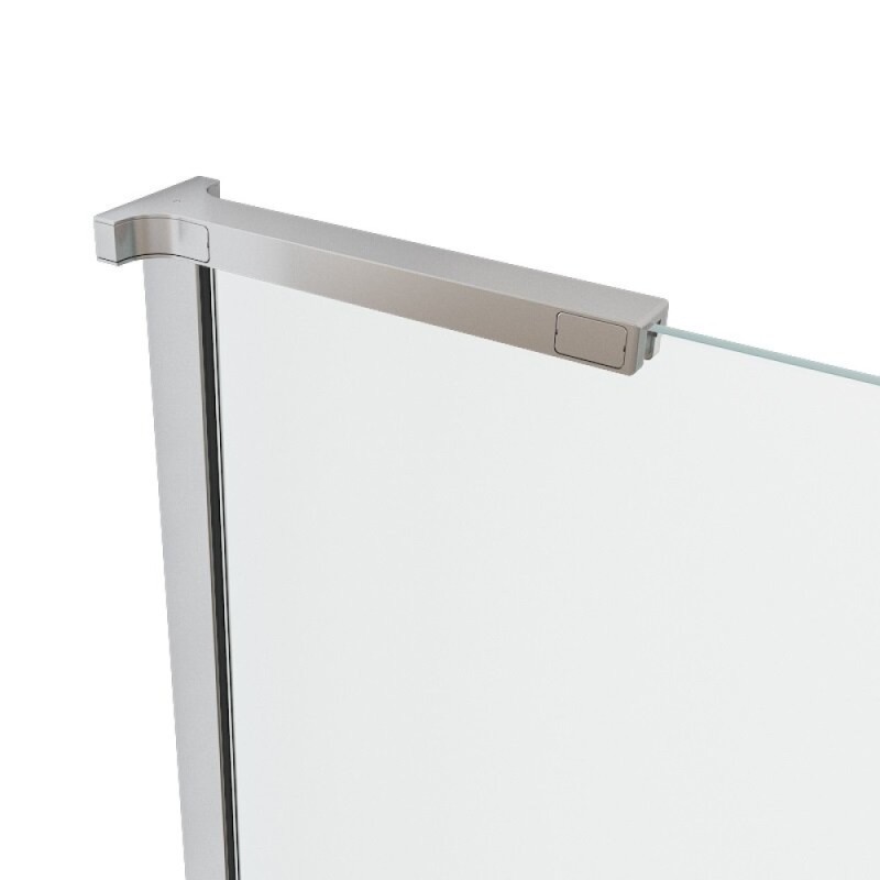 Душевая стенка Vincea Walk In VSW-7HA900CL, 90 см со свободным входом, стекло прозрачное, профиль хром