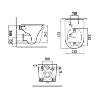 Подвесной безободковый унитаз Vincea Piatti VT1-11SMC, ультратонкое soft-close сиденье, цвет капучино матовый