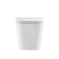 Подвесной безободковый унитаз Vincea Q-Line VT1-12T, сиденье ультратонкое soft-close, цвет белый