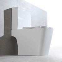 Унитаз-компакт Vincea Hope VT2-201, безободковый, ультратонкое сиденье soft-close, белый
