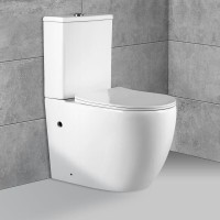 Напольный унитаз-компакт Vincea Evo VT2-34, крышка микролифт, тонкая, белый