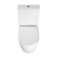 Напольный унитаз-компакт Vincea Evo VT2-34, крышка микролифт, тонкая, белый