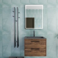 Полотенцесушитель электрический Vincea VTD-1D2GE, высота 130 см, ширина 12 см, диммер справа, цвет графит