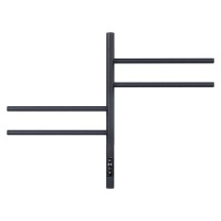 Полотенцесушитель электрический Vincea VTD-1S1 VTD-1S1CGE, ширина 43 см, высота 60 см, диммер, графит матовый