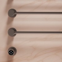 Полотенцесушитель электрический Vincea VTD-2H1GM, ширина 50 см, высота 67 см, цвет вороненая сталь