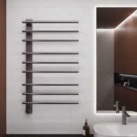 Полотенцесушитель электрический Vincea VTD-2SC3GM, ширина 52 см, высота 90 см, цвет вороненая сталь