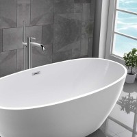 Смеситель Vincea Desire VTF-1DCH для ванны и душа, напольный, с регулятором давления, хром