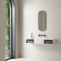 Раковина Vincea, 120 x 40 см, подвесная, искусственный камень, цвет белый матовый, VWB-6S212MW