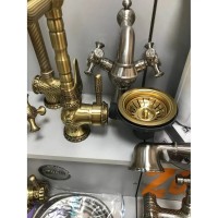Сифон с выпуском Zorg PVD W 2 BRONZE, цвет бронза