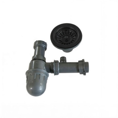 Сифон с выпуском Zorg PVD W 2 GRAFIT, цвет графит