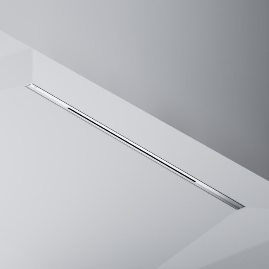 Дренажный канал Am.Pm MasterFlow W01SC-S11-100-05SB, 100 см, с щелевой вставкой, цвет стальной матовый