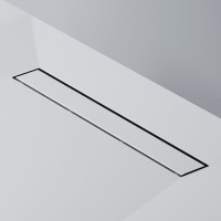 Дренажный канал Am.Pm MasterFlow W01SC-U11-050-04SB, 50 см, с решеткой под плитку, цвет стальной матовый